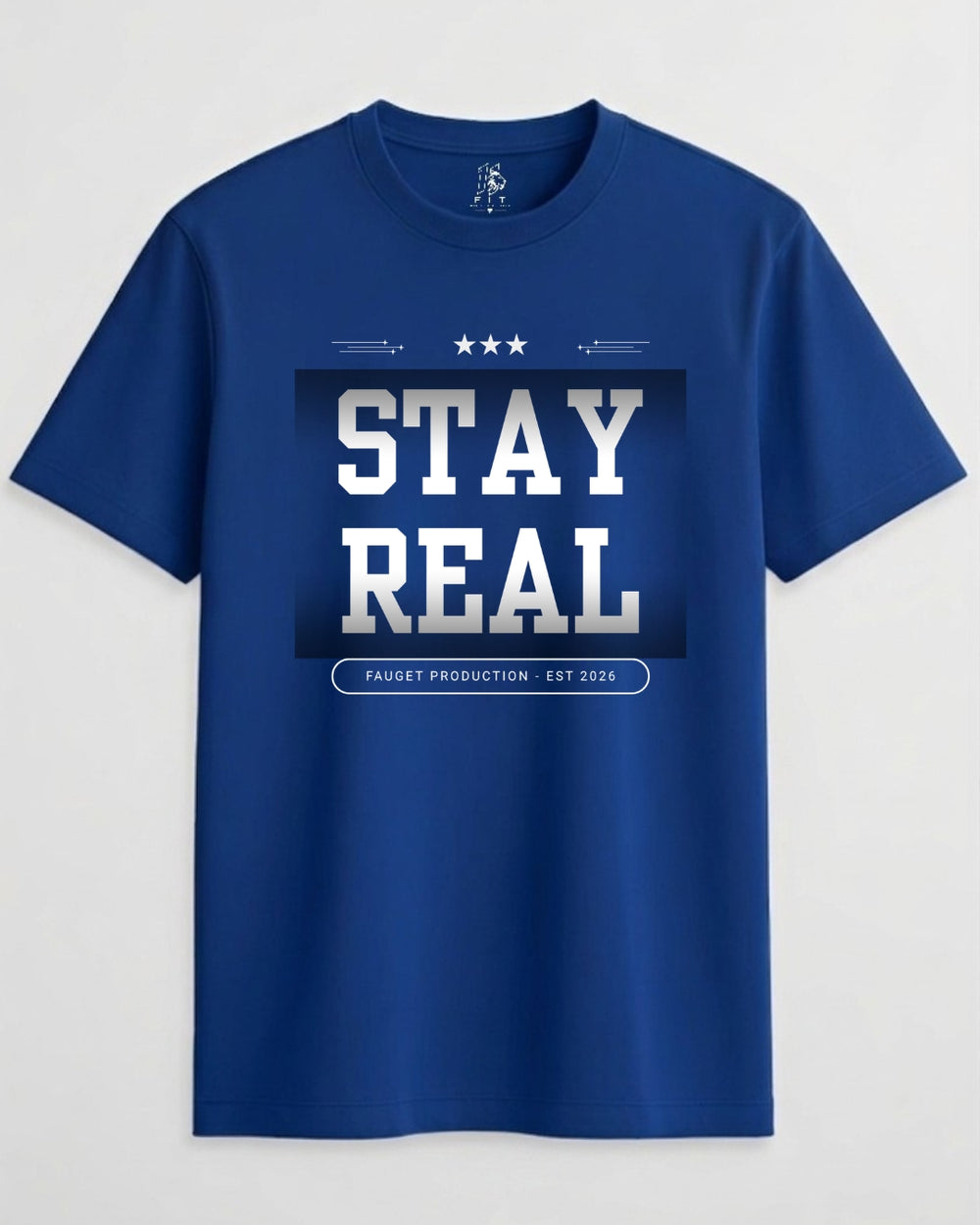 Stay Real Unisex Crew Neck T-Shirt