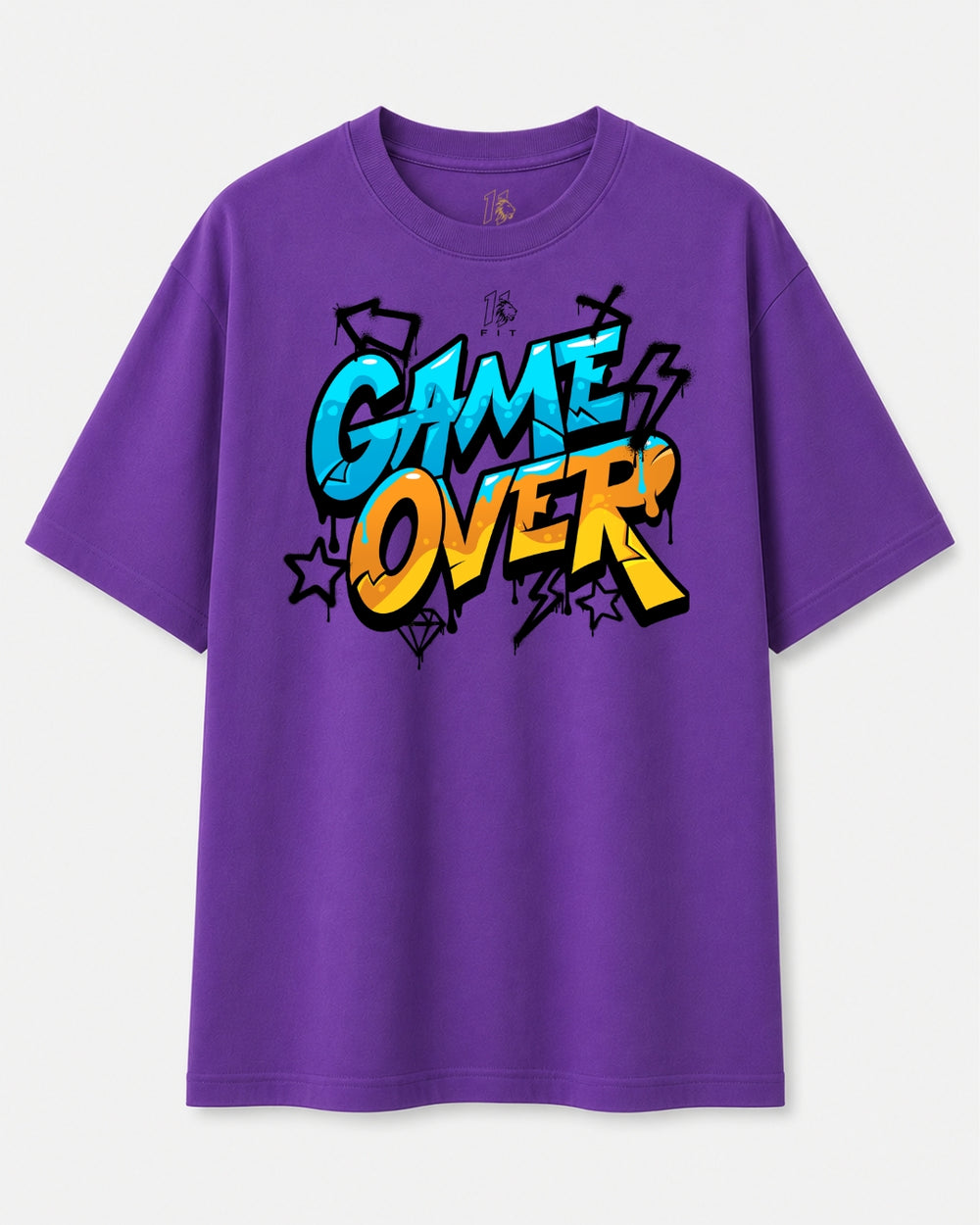 Game Over Oversized Tee