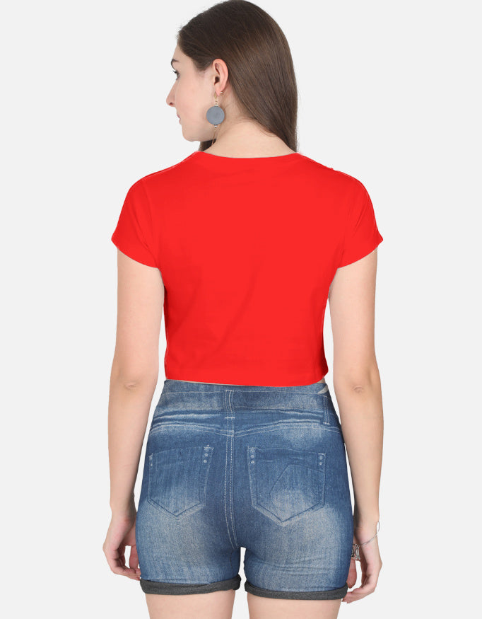 11FIT Coquette Pink Ribbon Bow Graphic Crop Top - Aesthetic Bow T-Shirt for Women India - Detail View 16 - 11FIT India