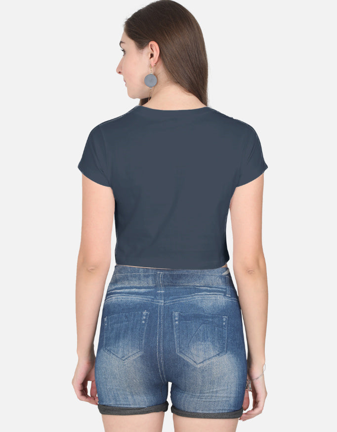 11FIT Coquette Pink Ribbon Bow Graphic Crop Top - Aesthetic Bow T-Shirt for Women India - Detail View 13 - 11FIT India