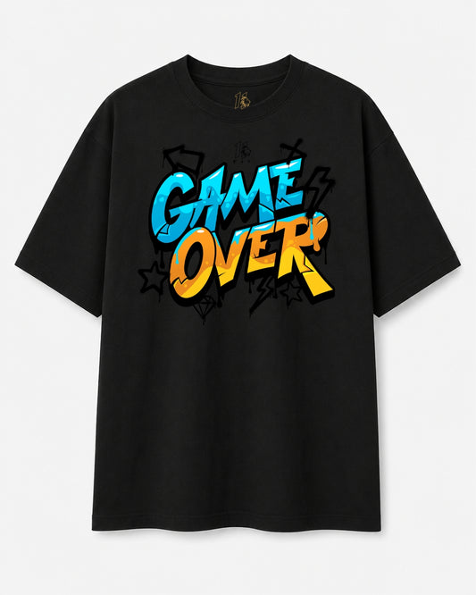 Game Over Oversized Tee