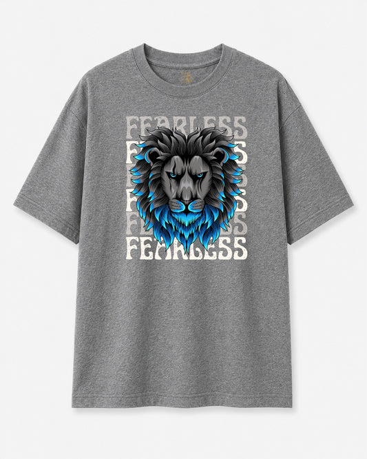 Fearless Lion Unisex Oversized T-Shirt