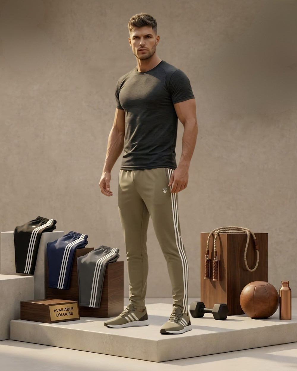 NS 14% Air-Lite Lycra 3-Stripe Track Pant
