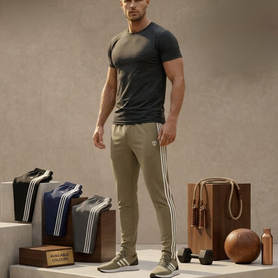 NS 14% Air-Lite Lycra 3-Stripe Track Pant