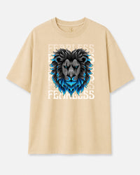 Fearless Lion Unisex Oversized T-Shirt