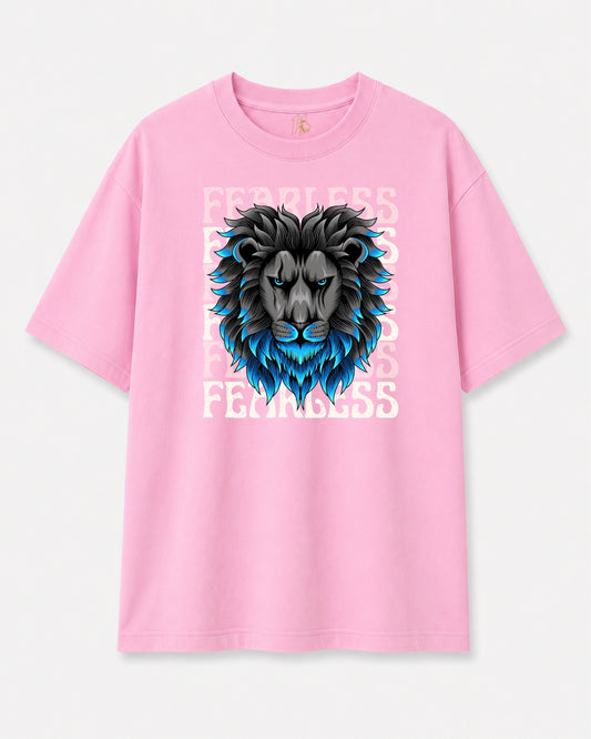 Fearless Lion Unisex Oversized T-Shirt