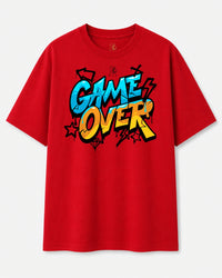 Game Over Oversized Tee